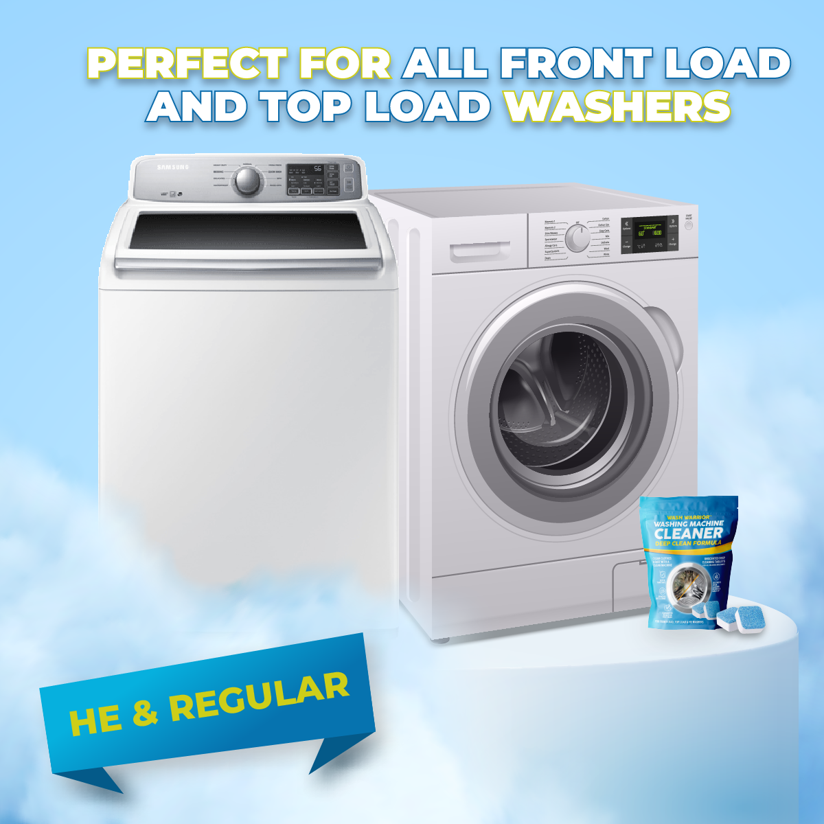 Extra Strength Washing Machine Deep Cleaning Tablets