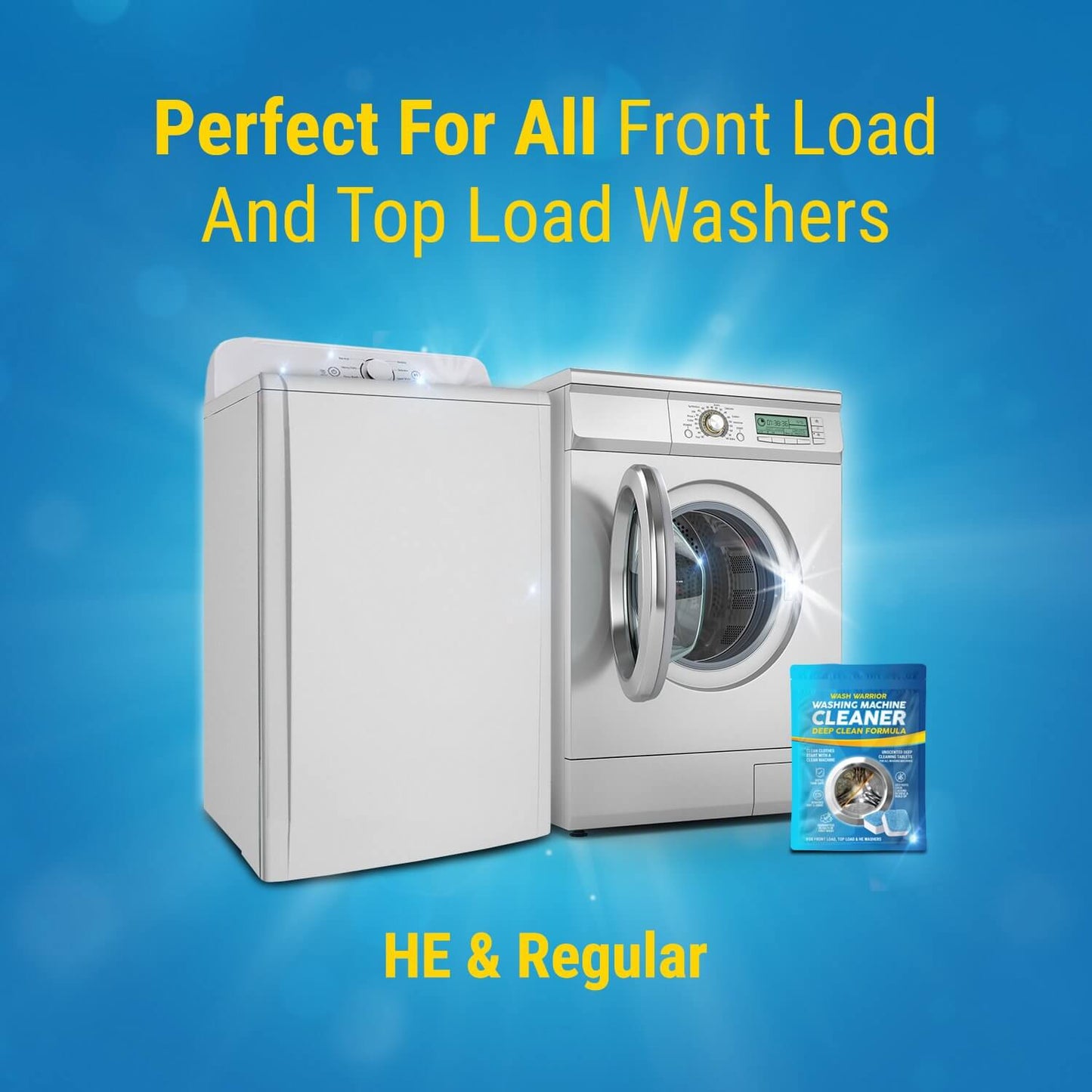 Extra Strength Washing Machine Deep Cleaning Tablets – Wash Warrior